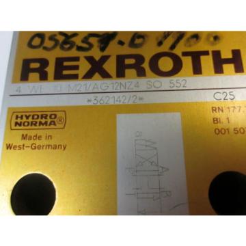 Rexroth Directional Control Valve 4-WE-10-M21/AG12NZ4