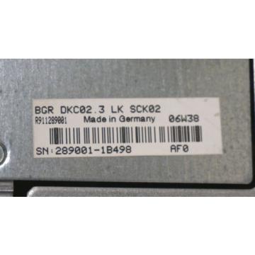 Origin REXROTH INDRAMAT DKC023-040-7-FW SERVO DRIVE W/ BGR-DKC023-LK-SCK02