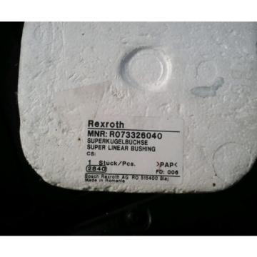 Rexroth R073326040 Rexroth Super Linear Bushing