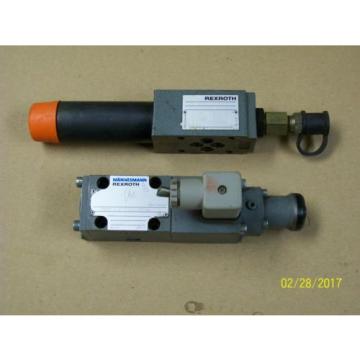 REXROTH HYDRAULIC VALVE ZDR 6 DP2-42/75YM/12 amp; VALVE 3DREP 6 A-11/25A24NZ4M