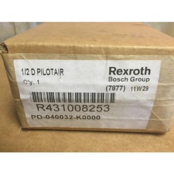 Rexroth PD-040032-K0000 / R431008253 1/2#034; D Pilotair Valve