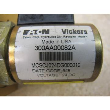 EATON / VICKERS,  2 WAY NC SOLENOID VALVE,  SV1-16-C-12T-24DG,  3000 PSI