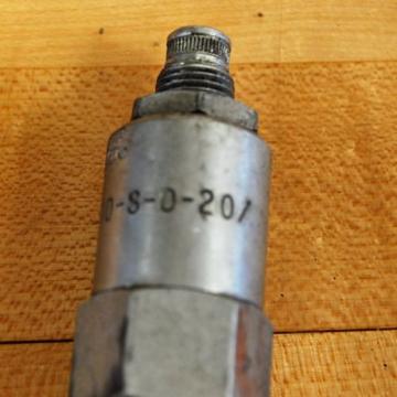 Vickers RV5-10-S-0-20 Hydraulic Pressure Relief Valve Range 100-2000 PSI - USED