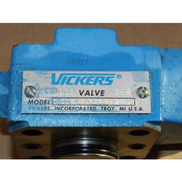 VICKERS HYDRAULIC VALVE MODEL NO CVCS16XS2W12510