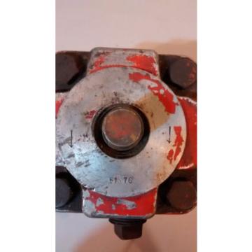 Vintage Hydraulic Vane Pump 5170 With Faucet Orange