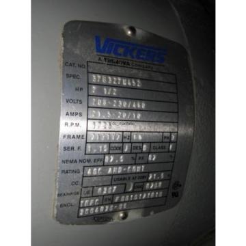 Vickers Power Systems Hydraulic Pump 75HP 30 USGal Needs origin Seals