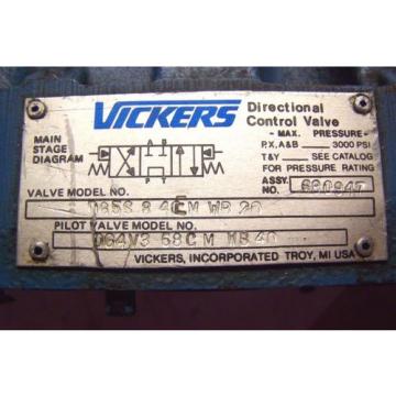 Origin VICKERS DG4V VICKERS DG5S HYDRAULIC DIRECTIONAL CONTROL VALVE 120VAC COIL