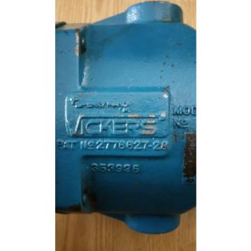 VICKERS HYDRAULIC PUMP  2776627-28