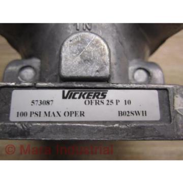 Vickers 573087 Hydraulic Filter Mount Pack of 6 - Used