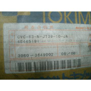 TOKIMEC VICKERS TOKYO KEIKI HYDRAULIC VALVE CVC-63-N-JT39-10-JA 48465191 667373