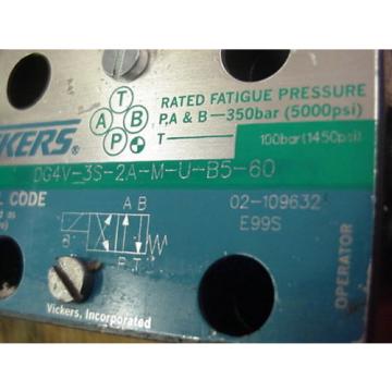 origin Eaton Vickers Hydraulic Solenoid Valve 02-109632 DG4V-3S-2A-MU-B5-60