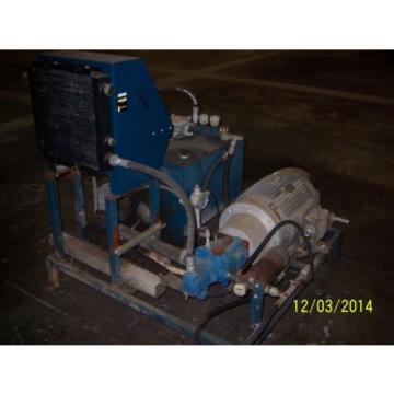 Vickers 30 Hp Hydraulic Oil Pump w/cooler amp; Reservoir- Nice