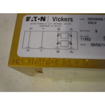 Origin Eaton Vickers 02-184924 Hydraulic Assembly Housing Kit A321W FREE SHIPPING