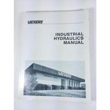 VINTAGE VICKERS INDUSTRIAL HYDRAULICS MANUAL 935100-A Paperback 17th Ed 1984