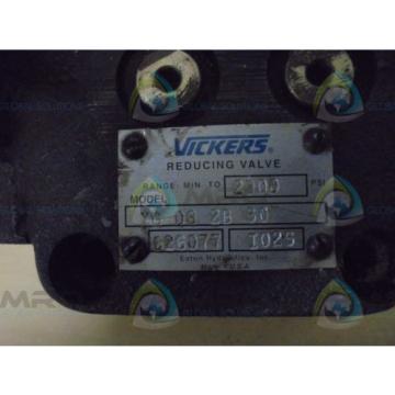 VICKERS  XG062B30  REDUCING VALVE  Origin NO BOX