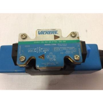 VICKERS DG4V-3S-6C-M-FTWL-B5-60 Directional Valve With 02-101731 Coils 120V