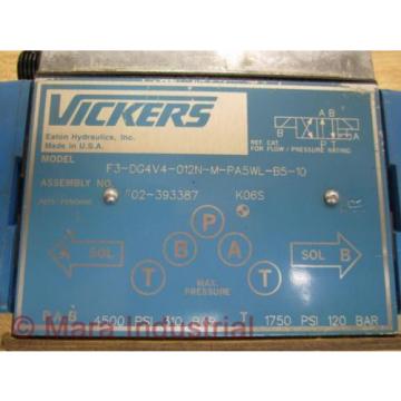 Vickers F3-DG4V4-012N-M-PA5WL-B5-10 Valve 02-393387 - origin No Box