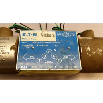 Eaton Vickers Solenoid Hydraulic Valve Assembly  DG4V4-018C-VM-X2-ER4-10