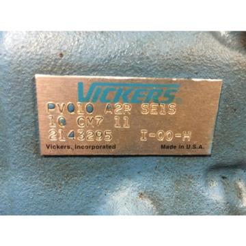 Vickers Hydraulic Pump PV010 A2R SE1S 10 CM7 11