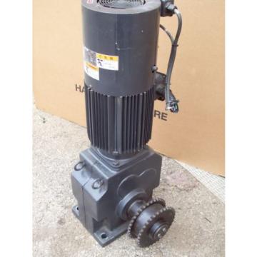 5 HP INDUCTION GEAR MOTOR RNHMS5-63L-V1-B-15  SUMITOMO HYPONIC DRIVE 37 KW