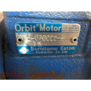 Sumitomo Eaton S-070CC2-H S070CC2H Orbit Motor 115 - Used