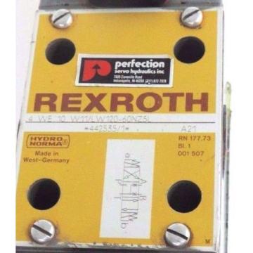 REXROTH 4 WE 10 W11/LW120-60NZ5L VALVE 4WE10W11LW12060NZ5L 442535/1