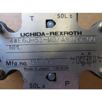 TSUGAMI NP-32 REXROTH 4WE6J-51-M0/AW100-00 4WE6J-51-MO/AW100-00 SOLENOID VALVE