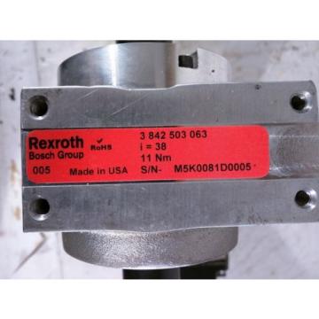 REXROTH BOSCH GROUP GEAR MOTOR 34Y6BFPPP  3 842 503 063 ROBOT BELT DRIVE