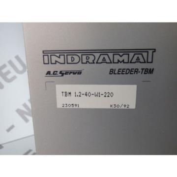 TBM1240W1220 INDRAMAT TBM12-40-W1-220 BOSCH REXROTH INDRAMAT MODULE OriginNIB