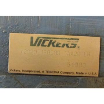 VICKERS V2020 1F8S8S 1AA20 LH 7/8#034; APPROXIMATE SHAFT HYDRAULIC VANE PUMP Origin