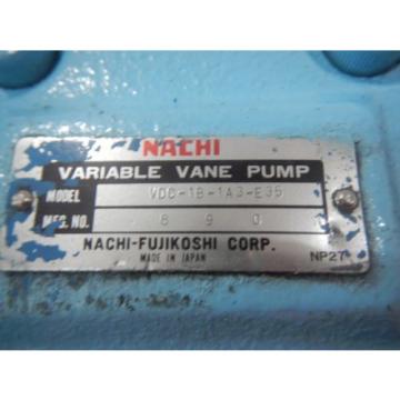 Nachi VDC-1B-1A3-E35 Hydraulic Pressure Compensated Vane Pump