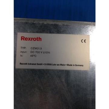 REXROTH INDRAMAT CZM013-02-07 SERVO DRIVE USED CHEAP U4