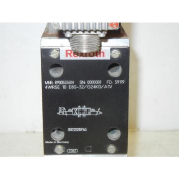 REXROTH 4WRSE 10 E80-32/G24K0/A1V USED PROPORTIONAL VALVE R900552604