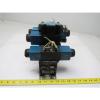 Vickers DG4V-3S-2A-M-FW-B5-60 110V Hydraulic Solenoid Valve W/Aluminum Manifold #2 small image