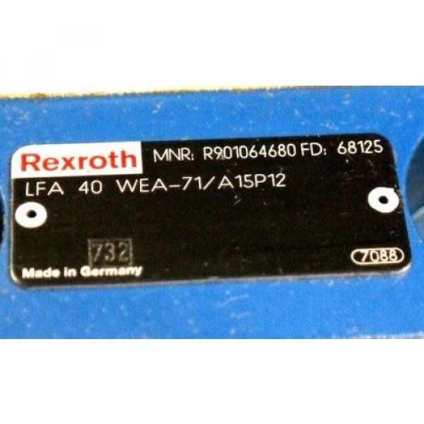 REXROTH LFA40WEA-71/A15P12 HYDRAULIC CARTRIDGE VALVE R901064680 Origin #4 image