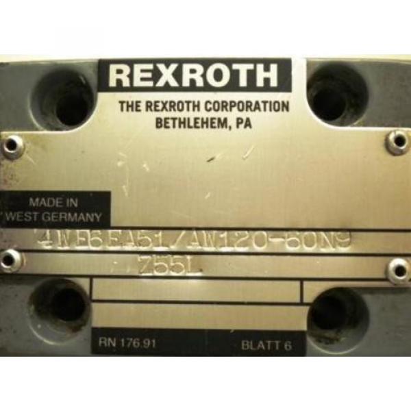 REXROTH VALVE 4WE6EA51/AW120-60N9 #2 image