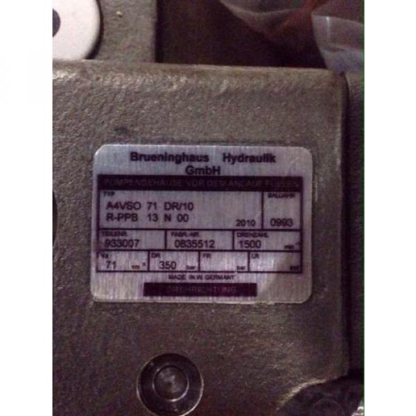 Origin Rexroth Brueninghaus Hydromatik Hydraulic pumps A4VSO 71 DR/10R-PPB13N00 #2 image