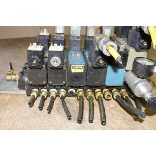 Rexroth Ceram 6-Valve Air Control Manifold Assembly w/ Regulators FREE SHIP #10 image