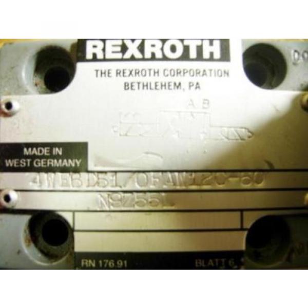 REXROTH DIRECTIONAL VALVE 4WE6D51/OFAW120-60 #2 image