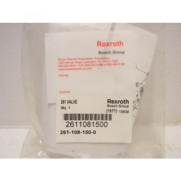 REXROTH BOSCH 261-108-150-0 Origin 261 PNEUMATIC VALVE 2611081500 #3 image