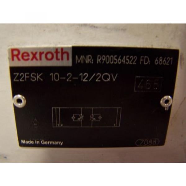 Origin REXROTH DOUBLE THROTTLE HYDRAULIC CHECK VALVE Z2FSK 10-2-12/2QV #2 image