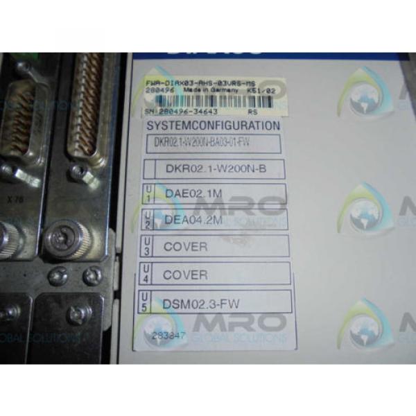 REXROTH INDRAMAT DKR021-W200N-BA03-01-FW SERVO DRIVE Origin IN BOX #1 image