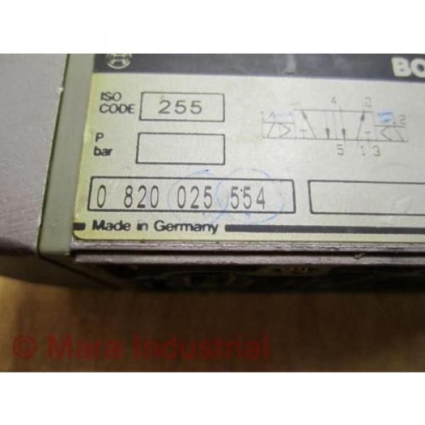 Rexroth Bosch Group 0 820 025 554 Directional Control Valve - Used #2 image