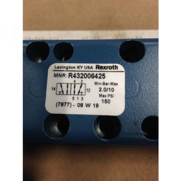 REXROTH R432006425 PNEUMATIC SOLENOID VALVE GT-10061-00440 150 MAX PSI Origin A1 #4 image