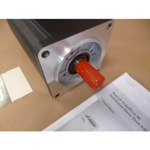 REXROTH INDRADRIVE MI  KSM012B-076C-35N-M1-HP0-SE-NN-D7-NN-FW SERVO MOTOR #3 image