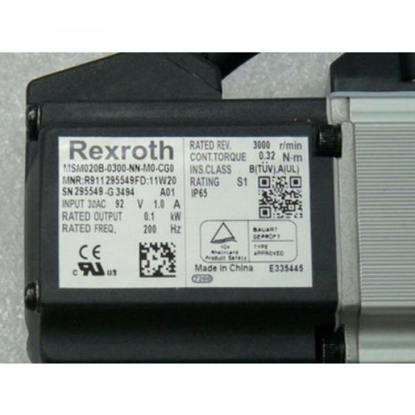 Rexroth Indramat MSM020B-0300-NN-M0-CG0 Servomotor MNR R911 295549FD 11 W 20 SN #2 image