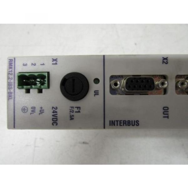 INDRAMAT/REXROTH RMK122-IBS-BKL INTERBUS COMMUNICATION MODULE - USED-FREE SHIP #3 image