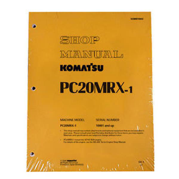 Komatsu Service PC20MRX-1 Shop Repair Manual #1 image