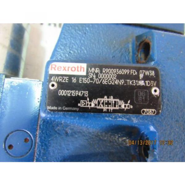 REXROTH 3DREPE6-C-2/25EG24N9K31/F1V HYDRAULIC VALVE  USED #3 image