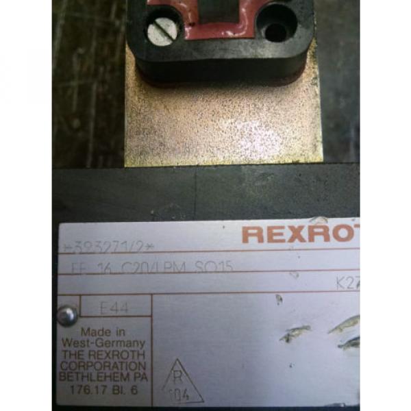 Rexroth Hydraulic Valve FE 16 C20/LPM S015 #2 image